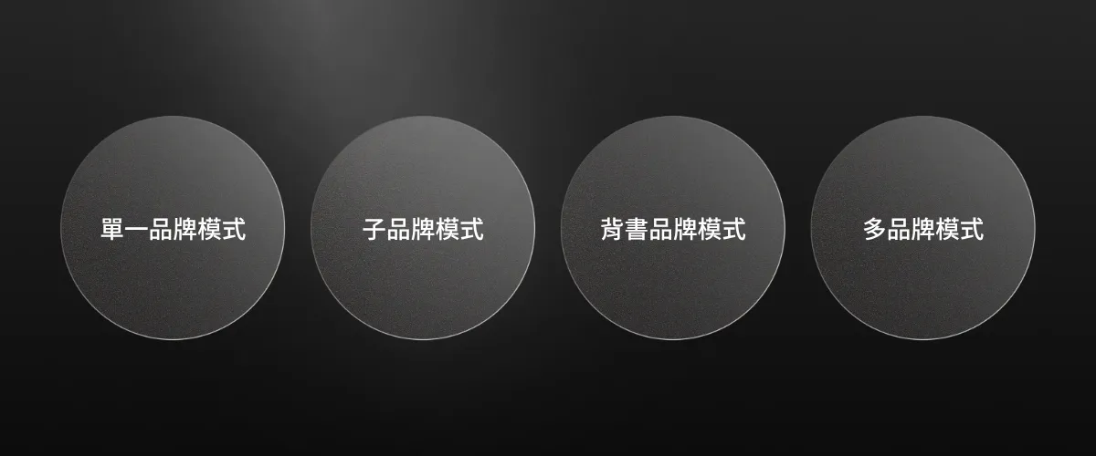 對照四種品牌架構模式判斷適合方向-品牌架構是什麼